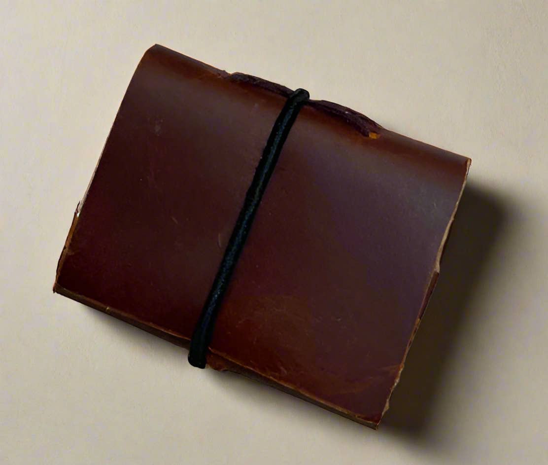 Tiny Upcycled Leather Journals