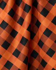Pumpkin Plaid Tea Towel