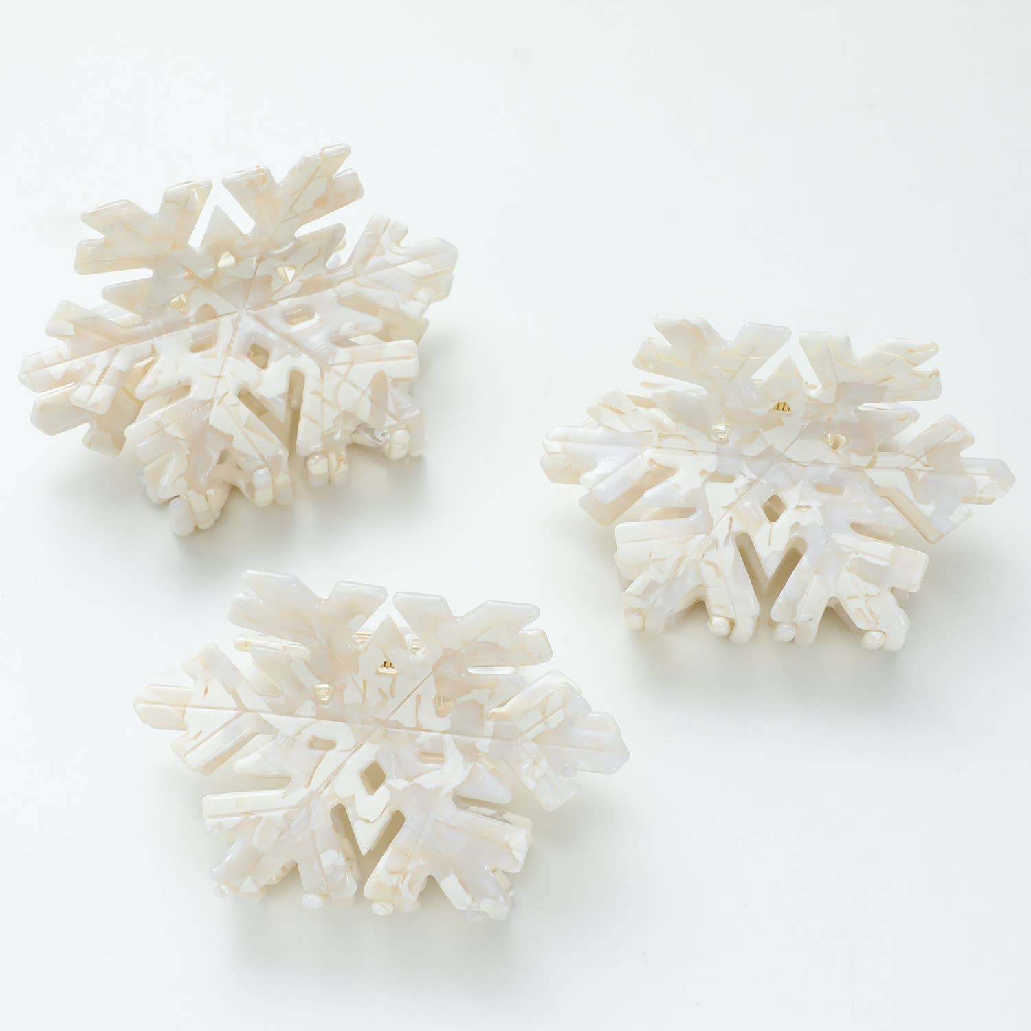 Snowflake Holiday Claw Clip