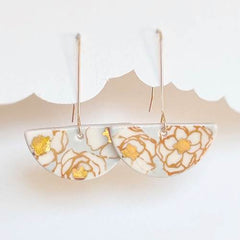 Poppy Half Moon Dangle Earrings