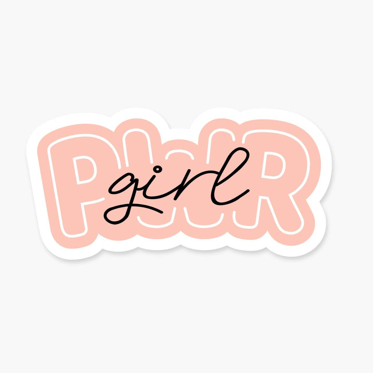 Girl PWR Sticker