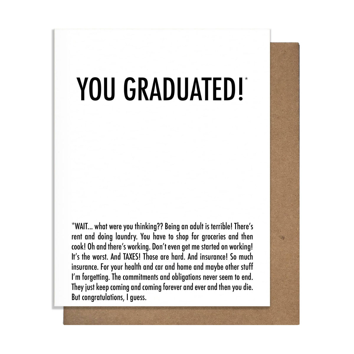 Graduated Why Card