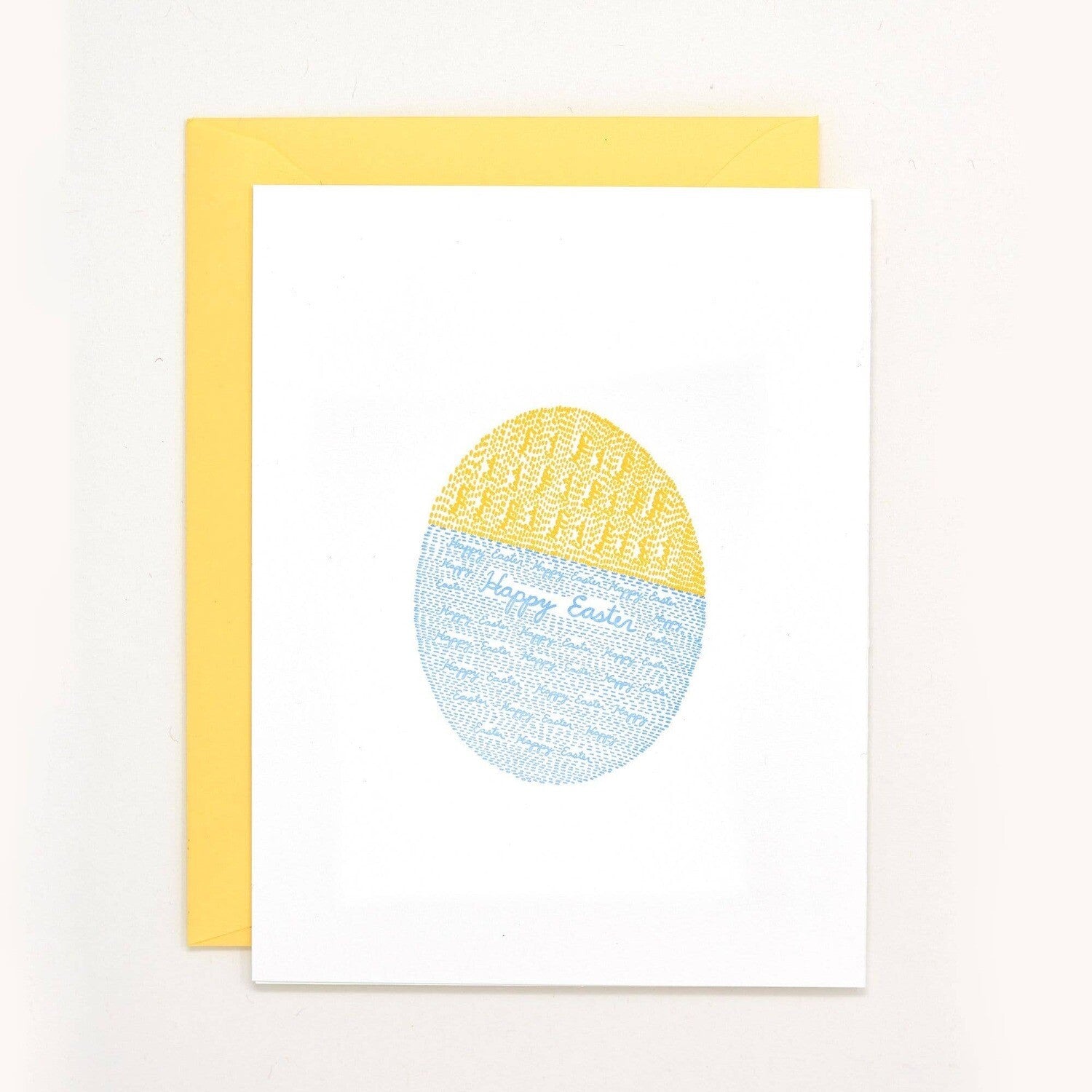 Easter Egg Letterpress Card
