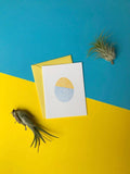 Easter Egg Letterpress Card