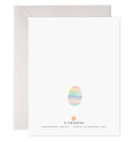 Easter Stripes Greeting Card