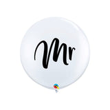 Mr White Balloon, 36"