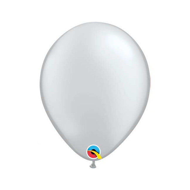 Metallic Silver Balloon, 11"