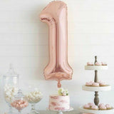 Number 5 Rose Gold Balloon