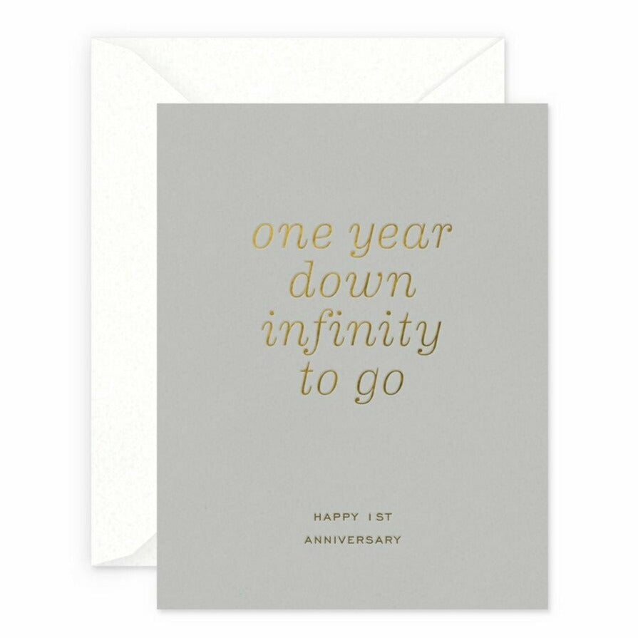 Infinity Anniversary Greeting Card