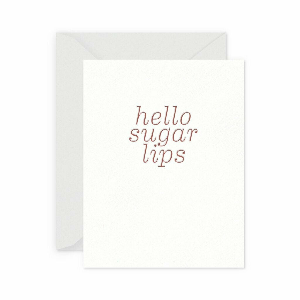 Sugar Lips Greeting Card