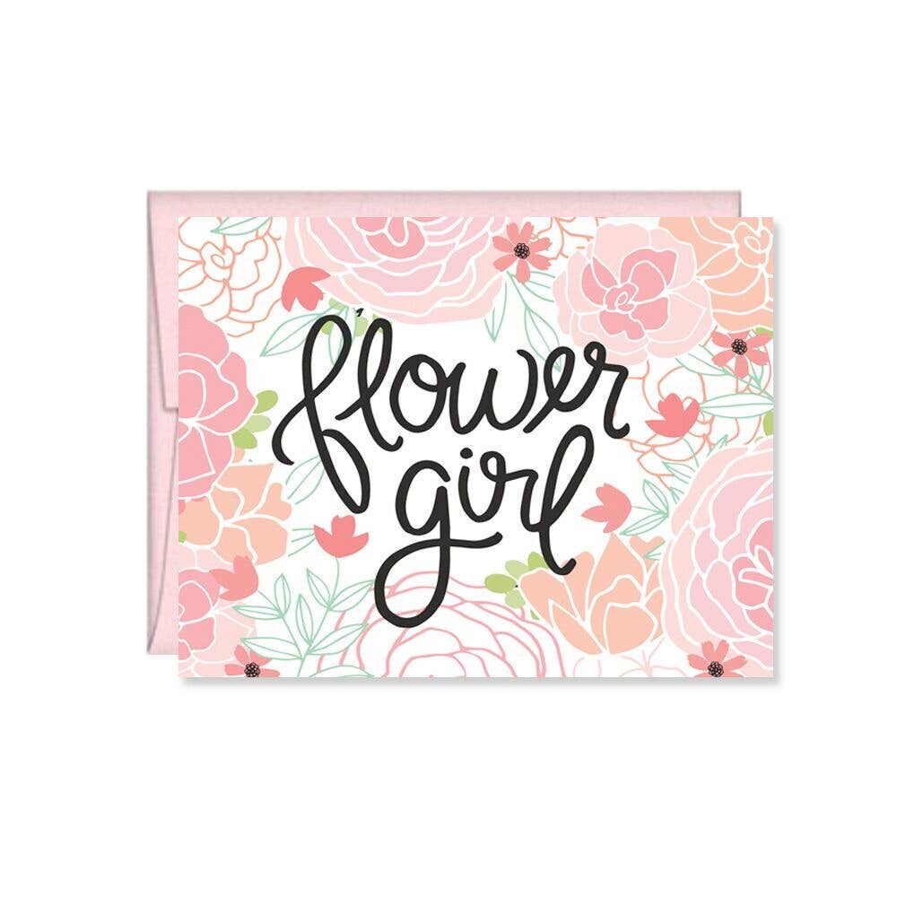 Flower Girl Card