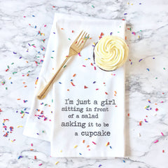 I'm Just A Girl - Tea Towel