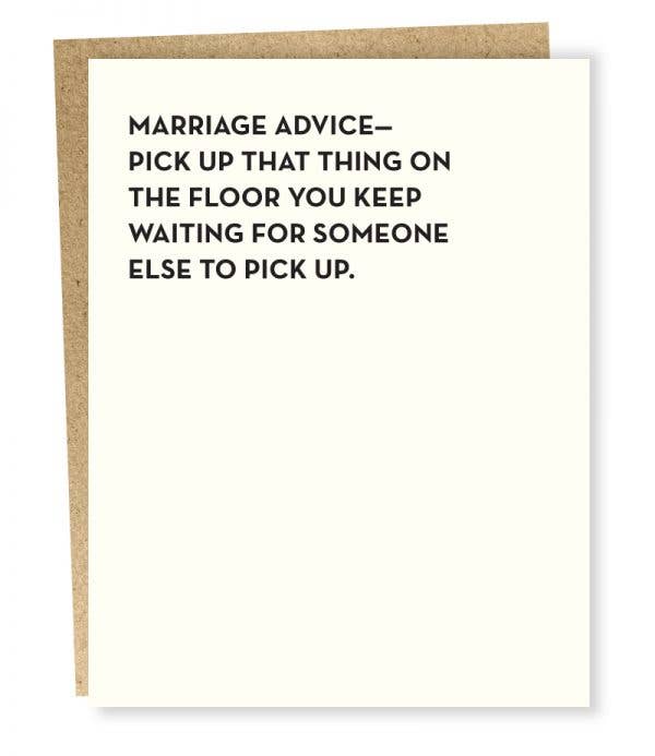 Marriage Advice Card