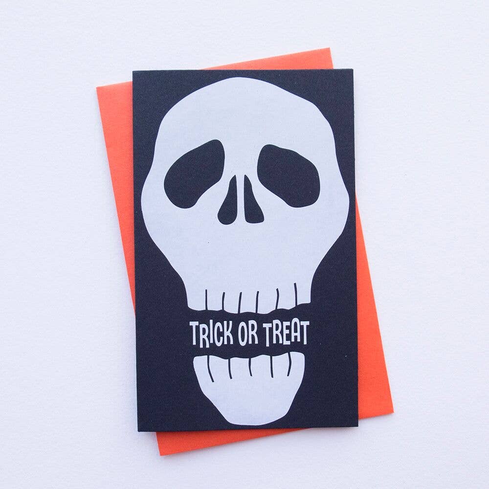 Skully Halloween Card