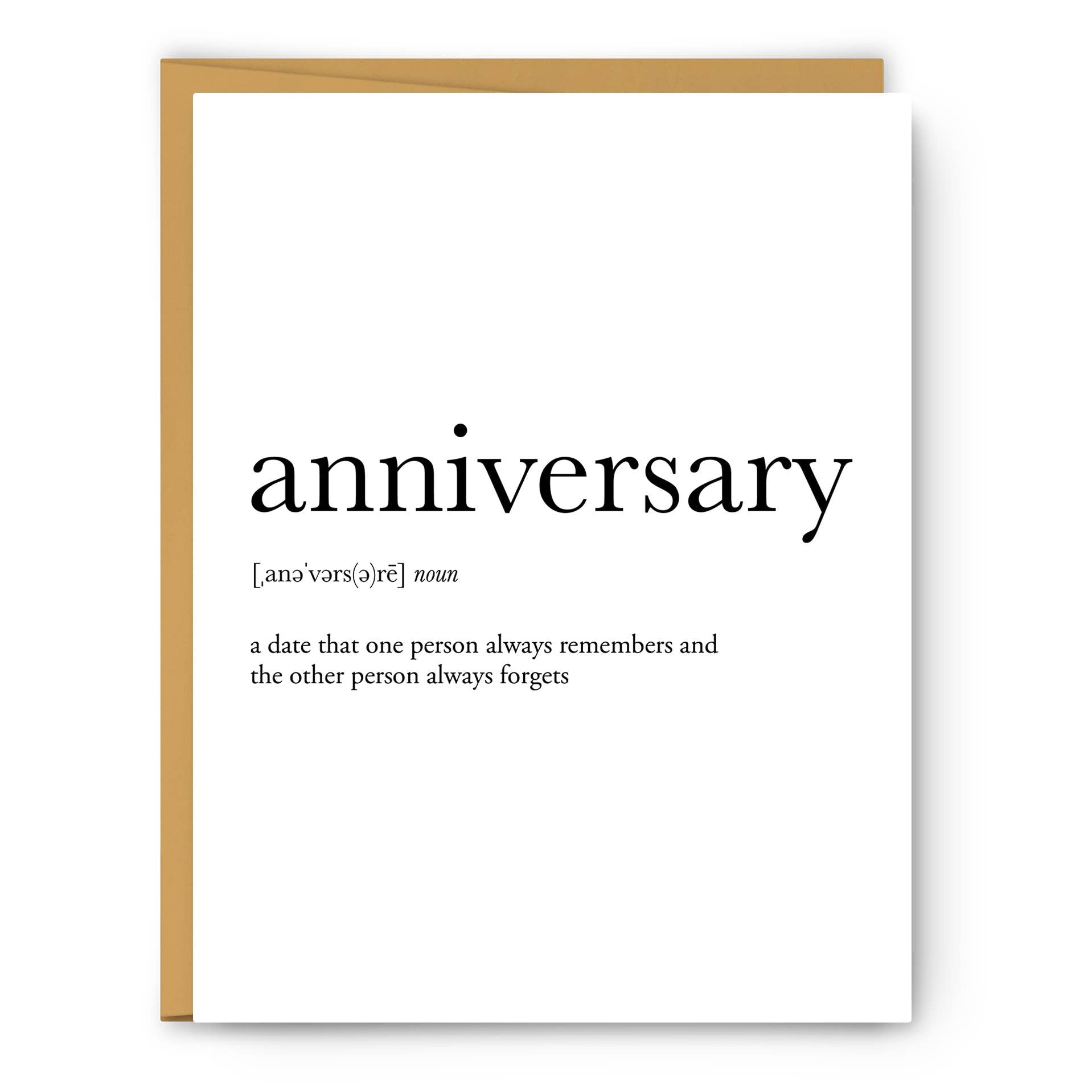 Anniversary Definition Card