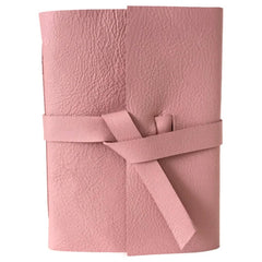 Blush Leather Lined Journal