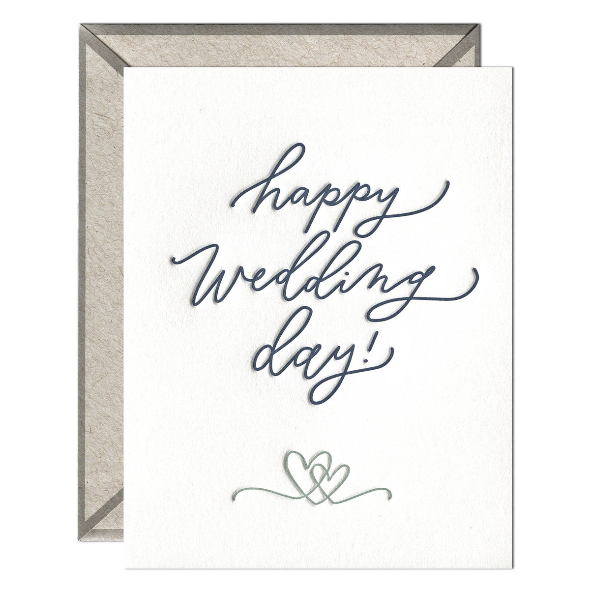 Happy Wedding Day Script Card