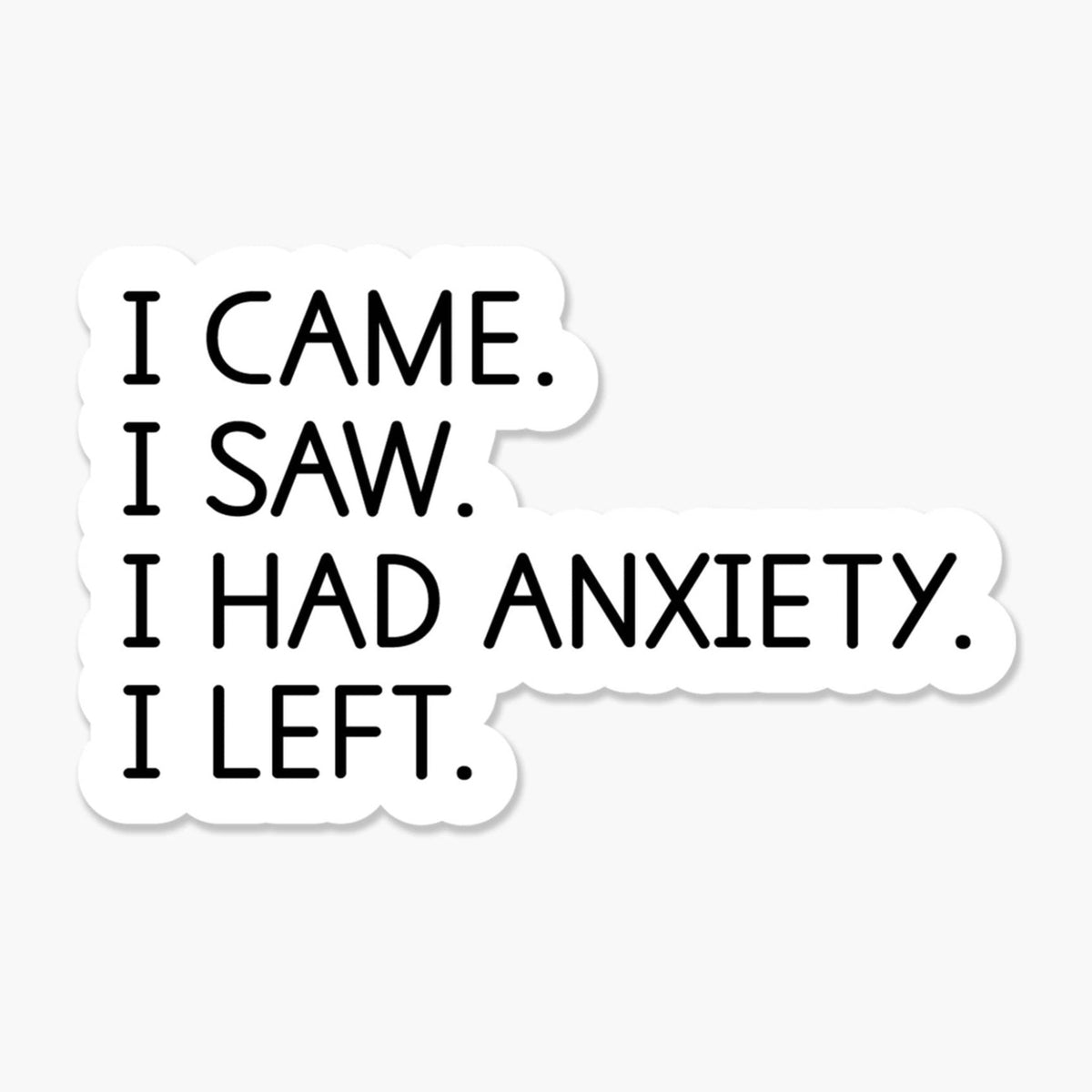 Anxiety Sticker