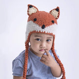 Fox Earflap Baby Beanie Hat