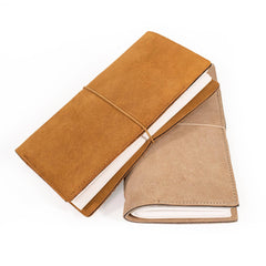 Slender Suede Leather Bound Journal