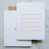 Many, Many Thanks Card