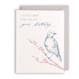 Little Bird Birthday Card