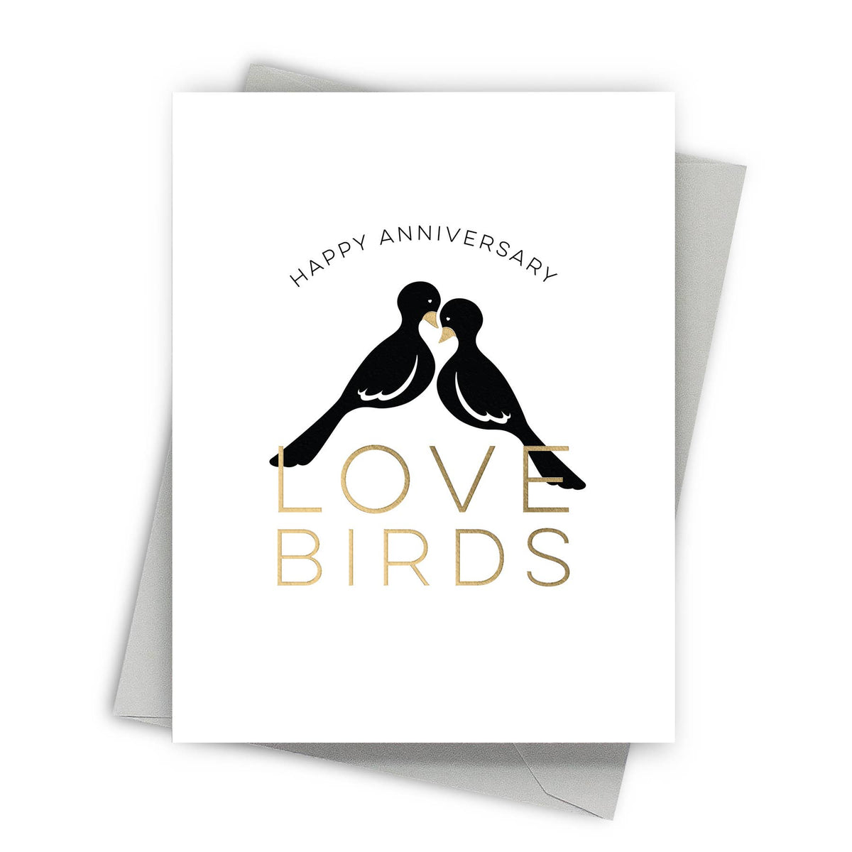 Modern Love Birds Card