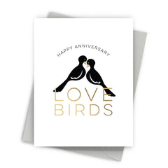 Modern Love Birds Card