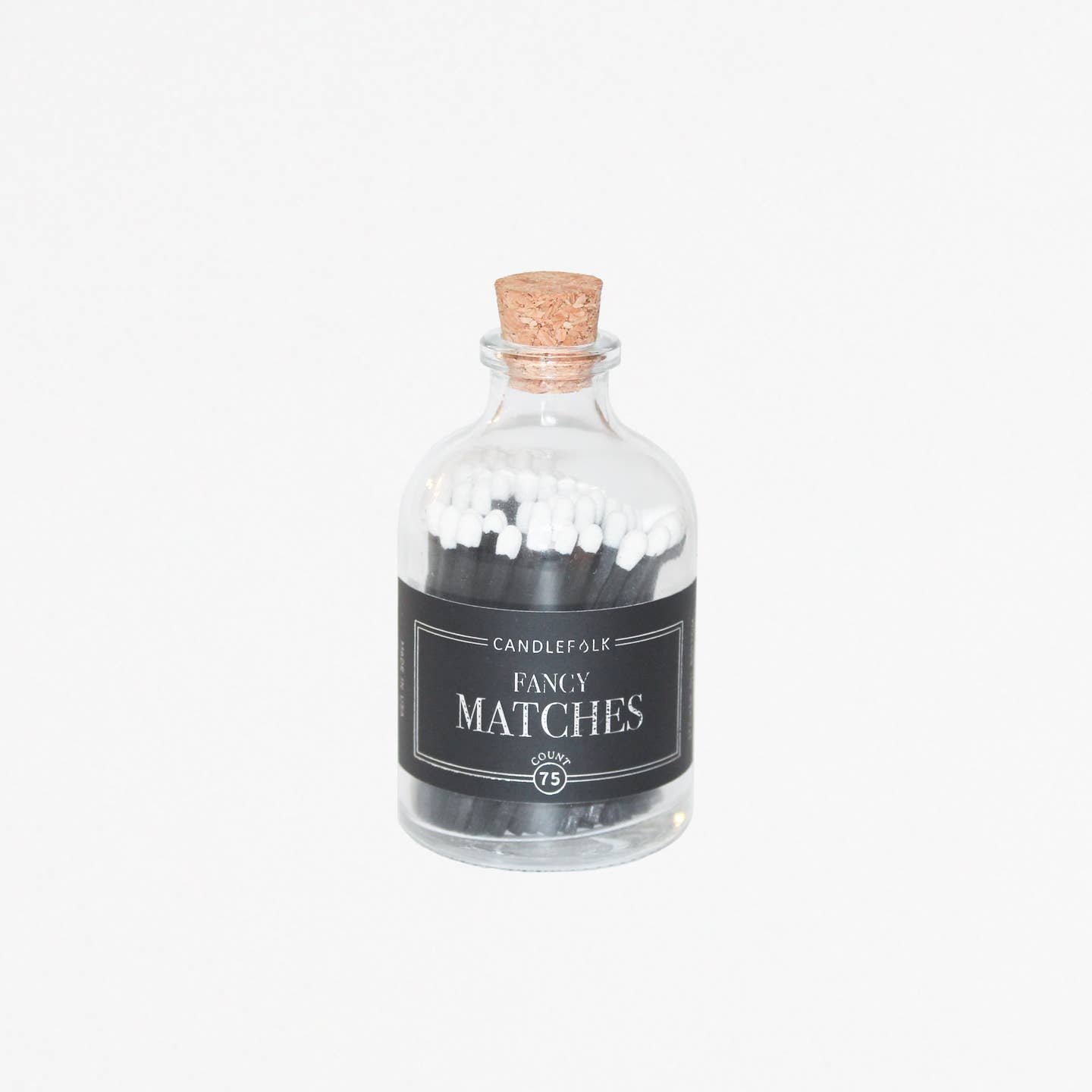 Apothecary Matches - Black & White