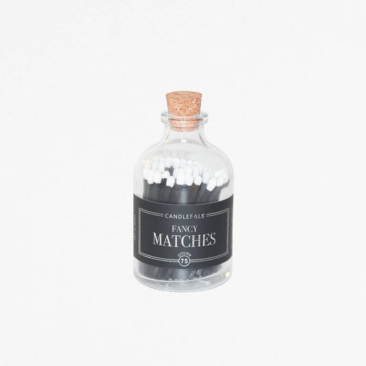 Apothecary Matches - Black & White 1440