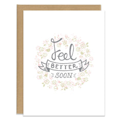 Feel Better Soon Floral Card