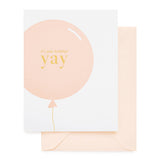 Yay Balloon Card