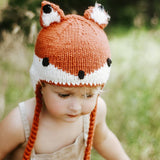 Fox Earflap Baby Beanie Hat