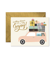 Bridal Shower Car Card