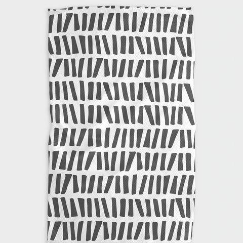 All Lined Up Kitchen Tea Towel