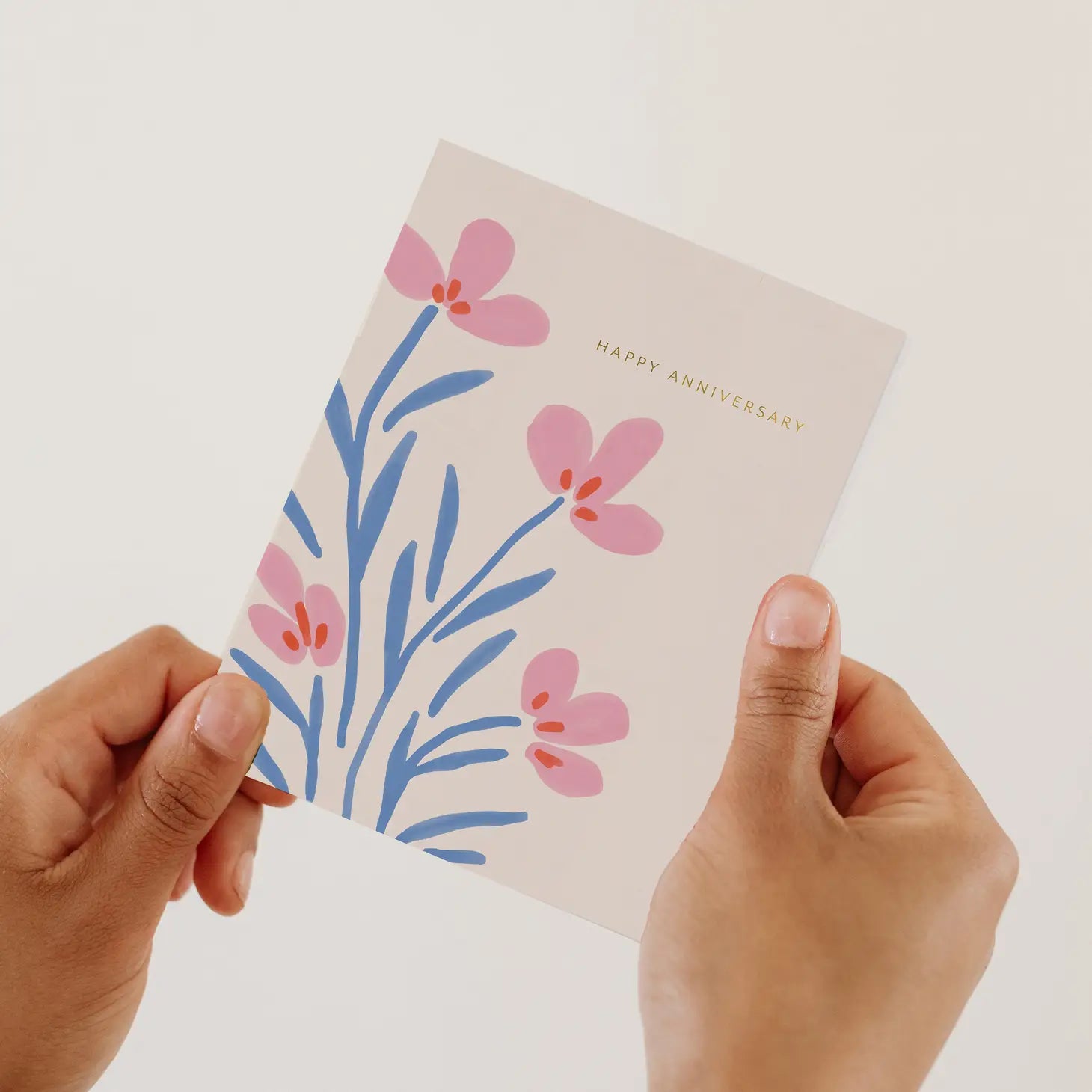 Anniversary Floral Card