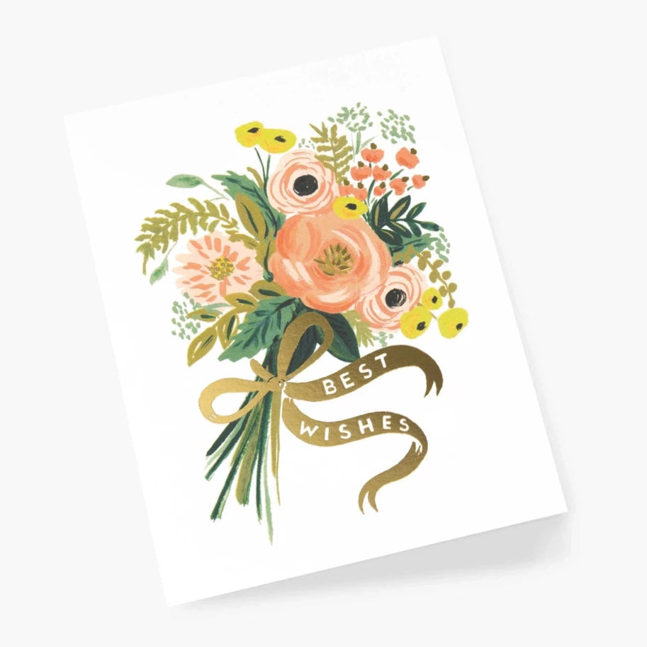 Best Wishes Bouquet Card