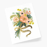 Best Wishes Bouquet Card