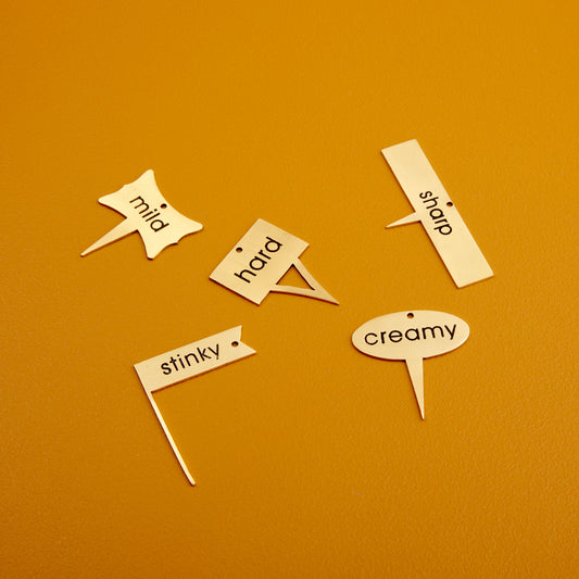 Gold Cheese Marker Set 2048