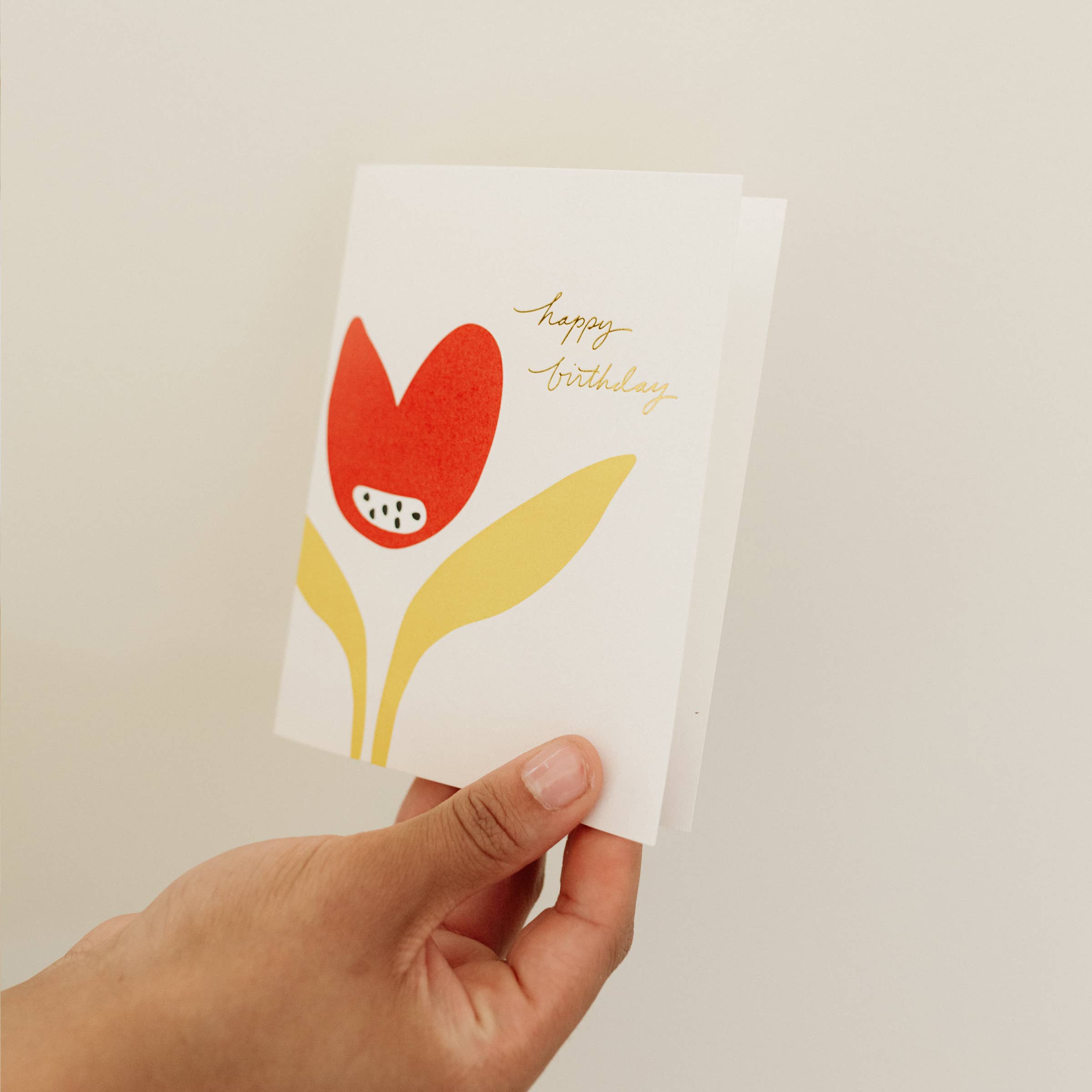 Birthday Tulip Card