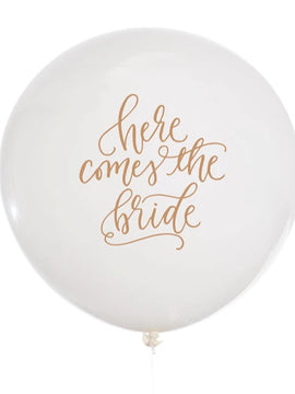 Here Comes the Bride Jumbo Balloon