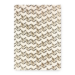 Chevron Cream & Gold Gift Wrap Sheet