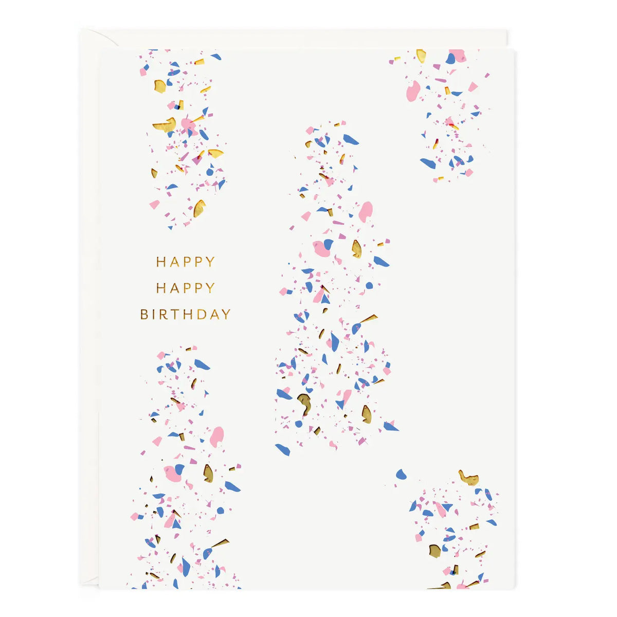 Happy Birthday Confetti Card