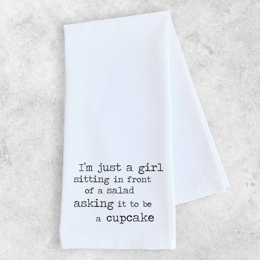 I'm Just A Girl - Tea Towel 2769