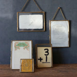 Brass + Glass Frame