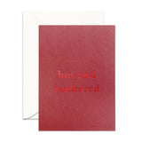 Hot and Bothered Card