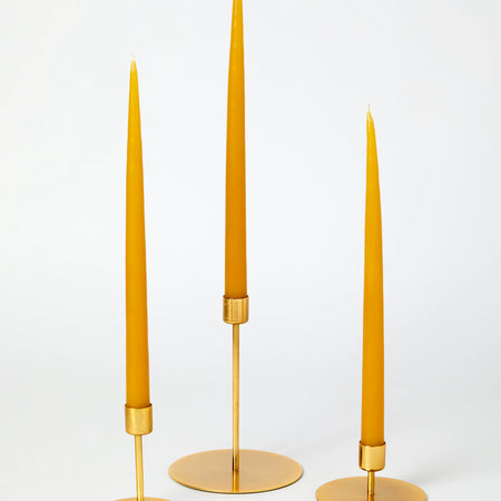 Platform Gold Candle Holders