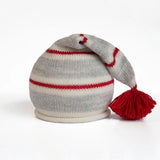 Grey Stripe Baby Stocking Cap