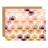Half Moon Thanks Card