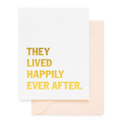 Lived Happily Ever After Card